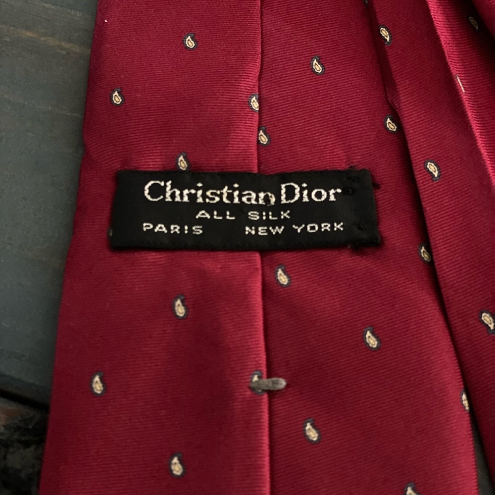 Used Christian Dior Mens Tie